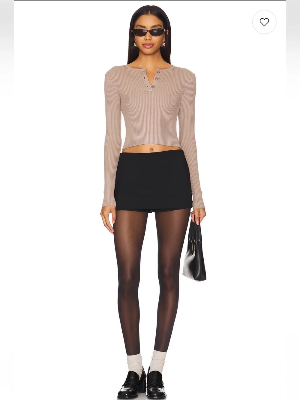 Lovers + Friends Larisa Henley in Mushroom Top